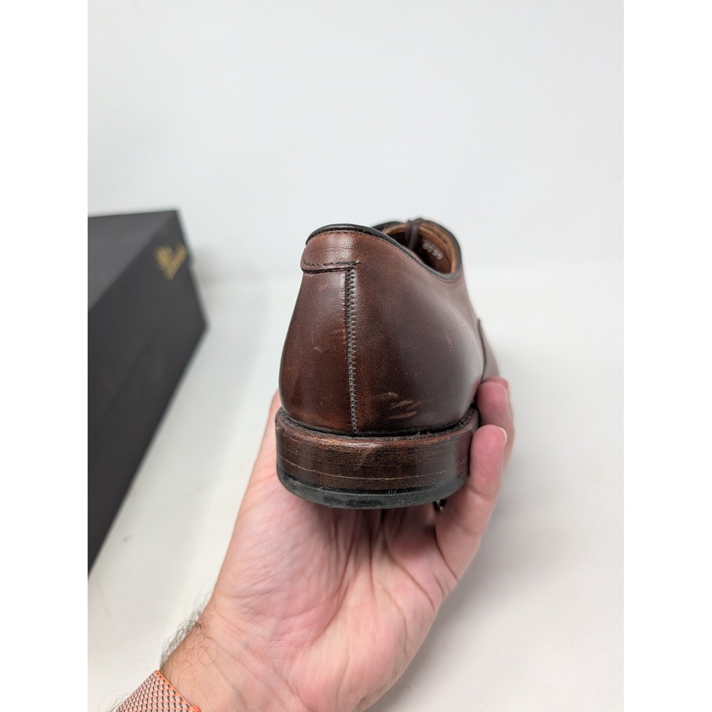 Allen Edmonds Fifth Avenue Brown Leather Cap Toe Oxford Shoes Mens 11 E 5737 - Picture 15 of 16